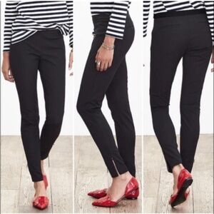 Black Split Ankle Pants